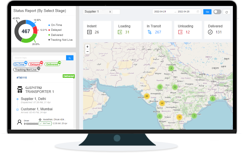 Real Time With SP Shipment Tracking