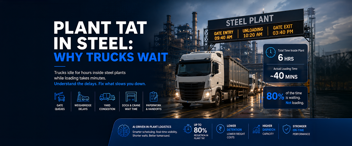 Why Trucks Sit Idle Inside Steel Plants (and What It Takes to Cut Plant TAT)